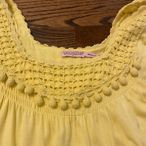 Juicy Couture yellow baby doll top - Picture 3 of 3